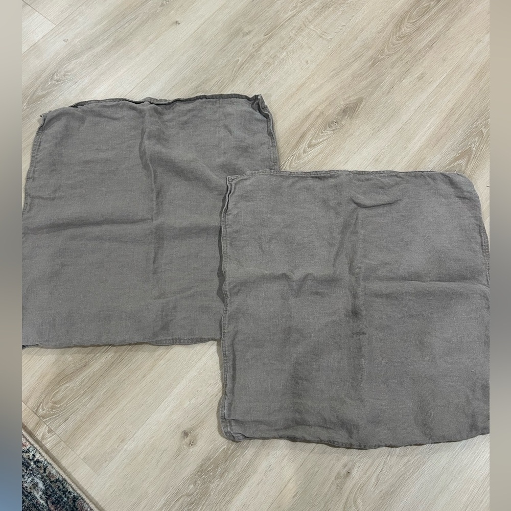 H&M Linen Pillow Covers